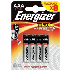 AAA-Batterie Max Alkaline 8 Stück