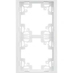 Abdeckrahmen 2-fach Sao Paulo ultraweiß