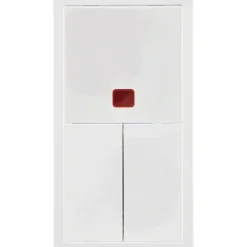 Abdeckrahmen 2-fach Sao Paulo ultraweiß