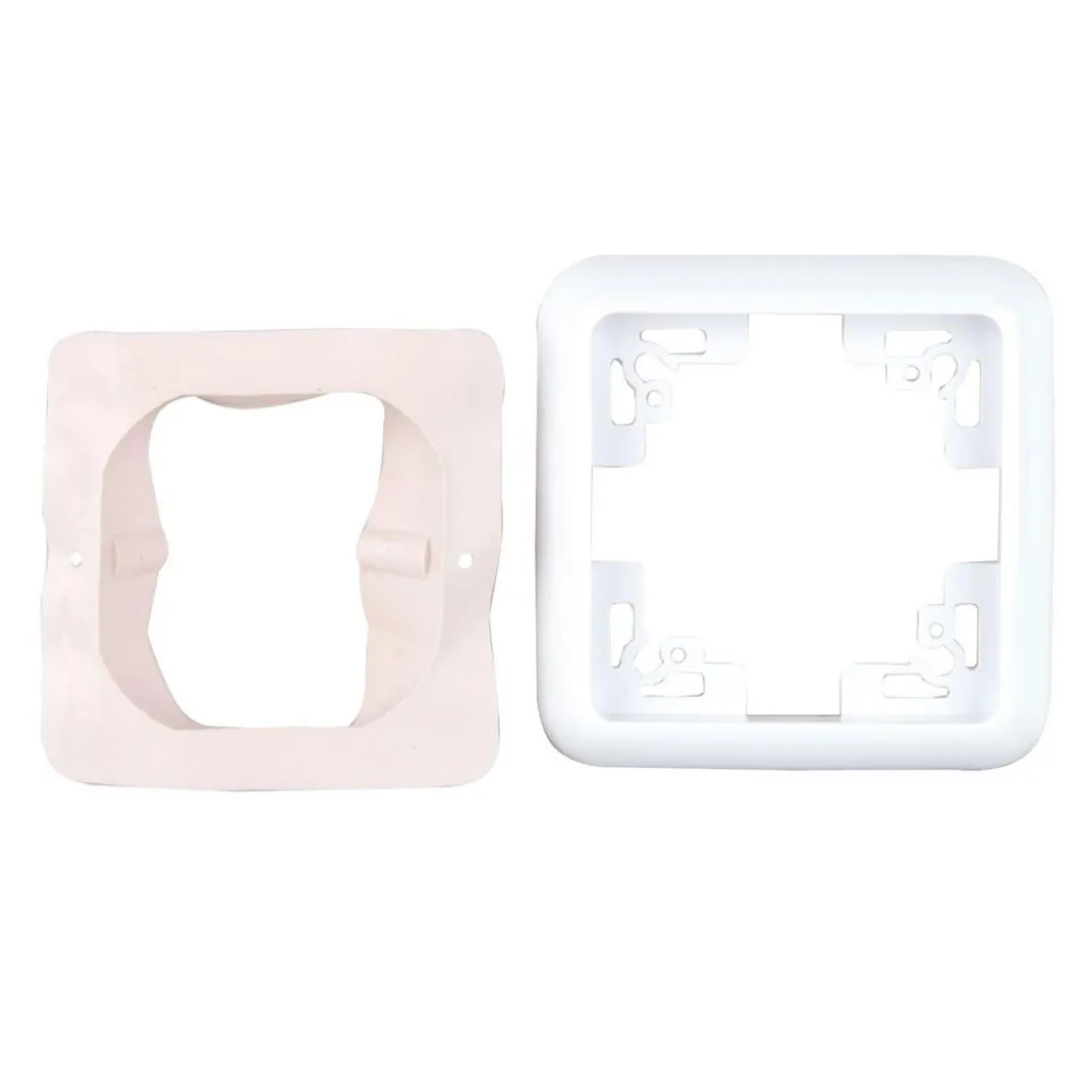 Abdeckrahmen mit IP44 Montreal 1-fach ultraweiß Serie 502