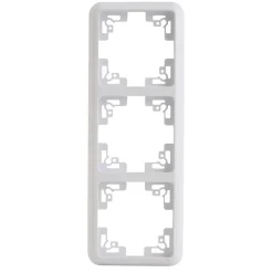 Abdeckrahmen Montreal 3-fach ultrawei Serie 502