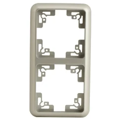 Abdeckrahmen Montreal 2-fach champagner Serie 505