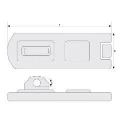 Abus Überfalle 200/75 mm