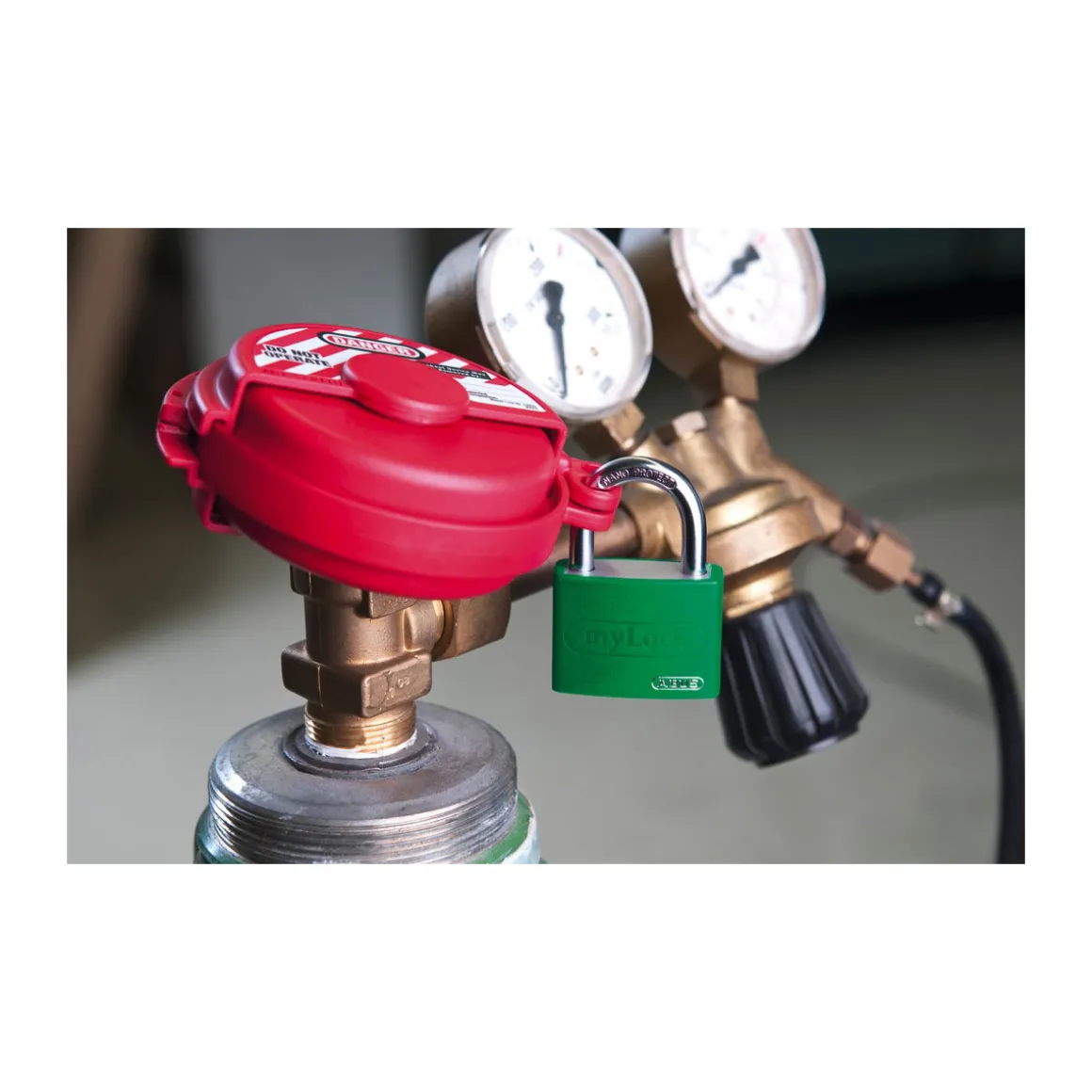 Abus Vorhängeschloss blau