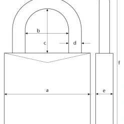 Abus Zahlenschloss 148TSA/30 B