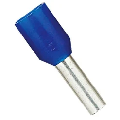 Aderendhülsen blau 2,50 mm 100 Stück mit Kunststoffkragen