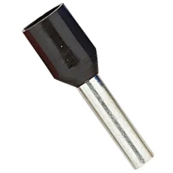 Aderendhülsen schwarz 1,50 mm 100 Stück mit Kunststoffkragen