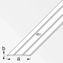 Alfer Übergangsprofil 37 x 2,5 mm 2m silber