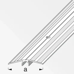 Alfer Übergangsprofil Clipstech-Plus 46 mm 1m silber