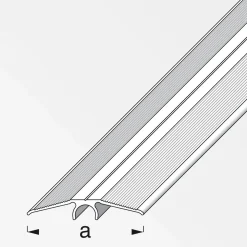 Alfer Übergangsprofil Clipstech 46 mm 2m titan