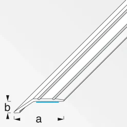 Alfer Niveauausgleichsprofil 8 mm 1m selbstklebend silber