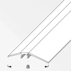 Alfer Niveauausgleichsprofil Clipstech 56 mm 2m edelstahl-optik