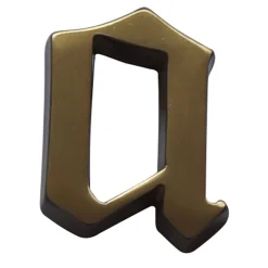 Alpertec Buchstabe a brüniert