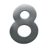 Alpertec Edelstahl-Hausnummer 8 satiniert