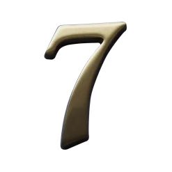 Alpertec Hausnummer 7 brüniert