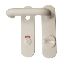 Alpertec Kurzschildgarnitur Nylon für WC weiß