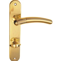 Alpertec Langschildgarnitur Beate-LS für WC poliert/satiniert