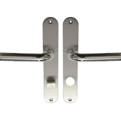 Alpertec Langschildgarnitur Lea-LS WC Edelstahl poliert/satiniert