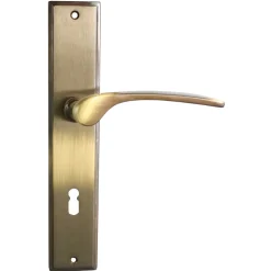 Alpertec Langschildgarnitur Nelson-LS brüniert 72 mm