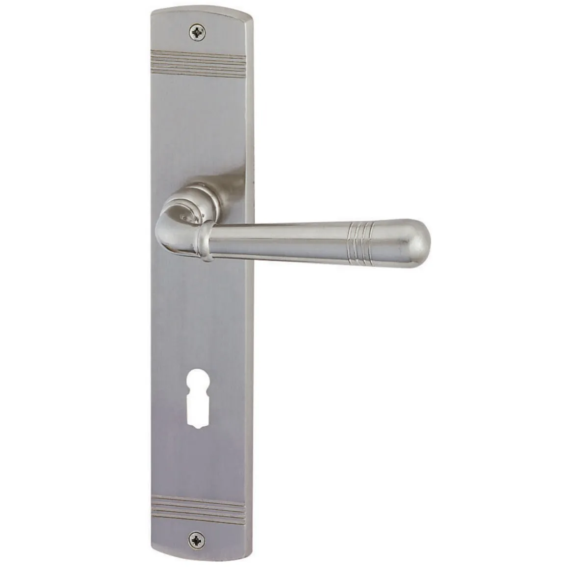 Alpertec Langschildgarnitur Sale-LS satiniert