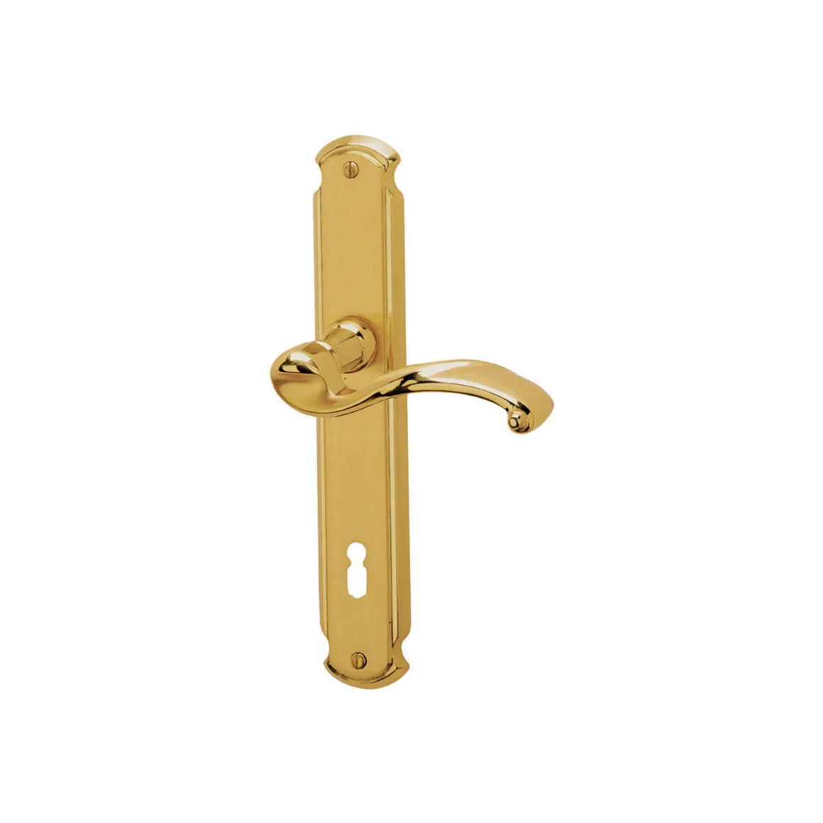 Alpertec Langschildgarnitur Bianca-LS poliert/satiniert