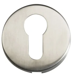 Alpertec Rosette Edelstahl satiniert