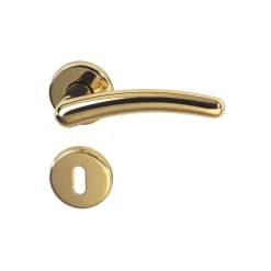 Alpertec Rosettengarnitur Franziska-R BB poliert