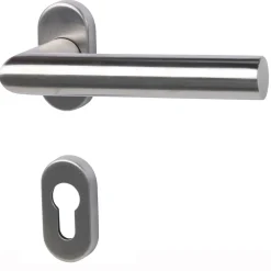 Alpertec Schmalrahmengarnitur Metz-R ES satiniert PZ rechts