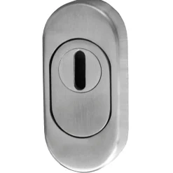 Alpertec Schutzrosette inkl Kernziehschutz Edelstahl satiniert