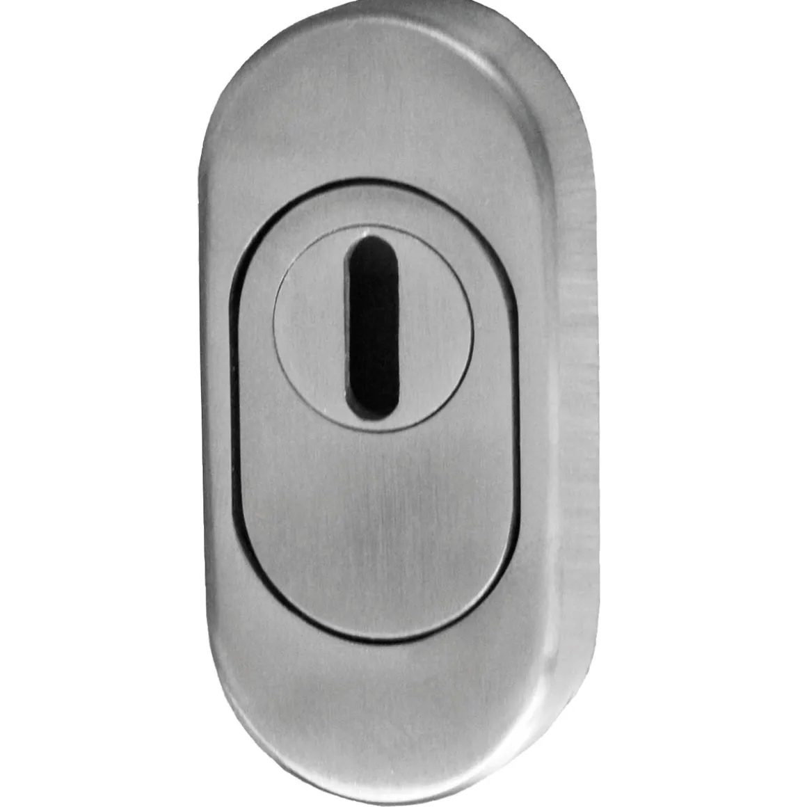 Alpertec Schutzrosette inkl Kernziehschutz Edelstahl satiniert