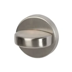 Alpertec WC-Rosette mit Sperrriegel Edelstahl