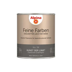 Alpina  Buntlack Feine Farben Lack No 34 Kunst der Linie edelmatt 750ml