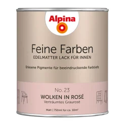 Alpina  Buntlack Feine Farben Lack No 23 Wolken in Rosé edelmatt 750ml