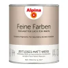 Alpina  Buntlack Feine Farben Lack Zeitloses Matt-Weiss 750ml