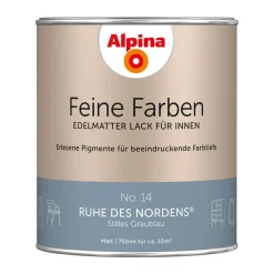 Alpina  Buntlack Feine Farben Lack No 14 Ruhe des Nordens edelmatt 750ml