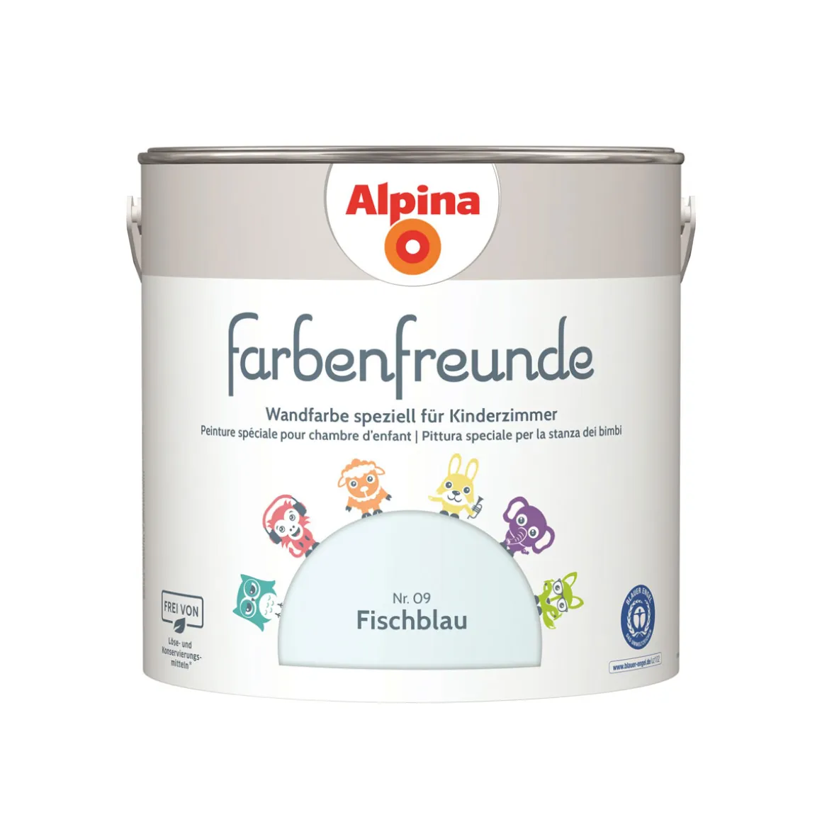 Alpina Farbenfreunde Fischblau 2,5 l