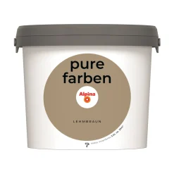 Alpina Innenfarbe pure farben 2,5 L Lehmbraun matt