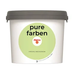 Alpina Innenfarbe pure farben 2,5 L Frühlingsgrün matt