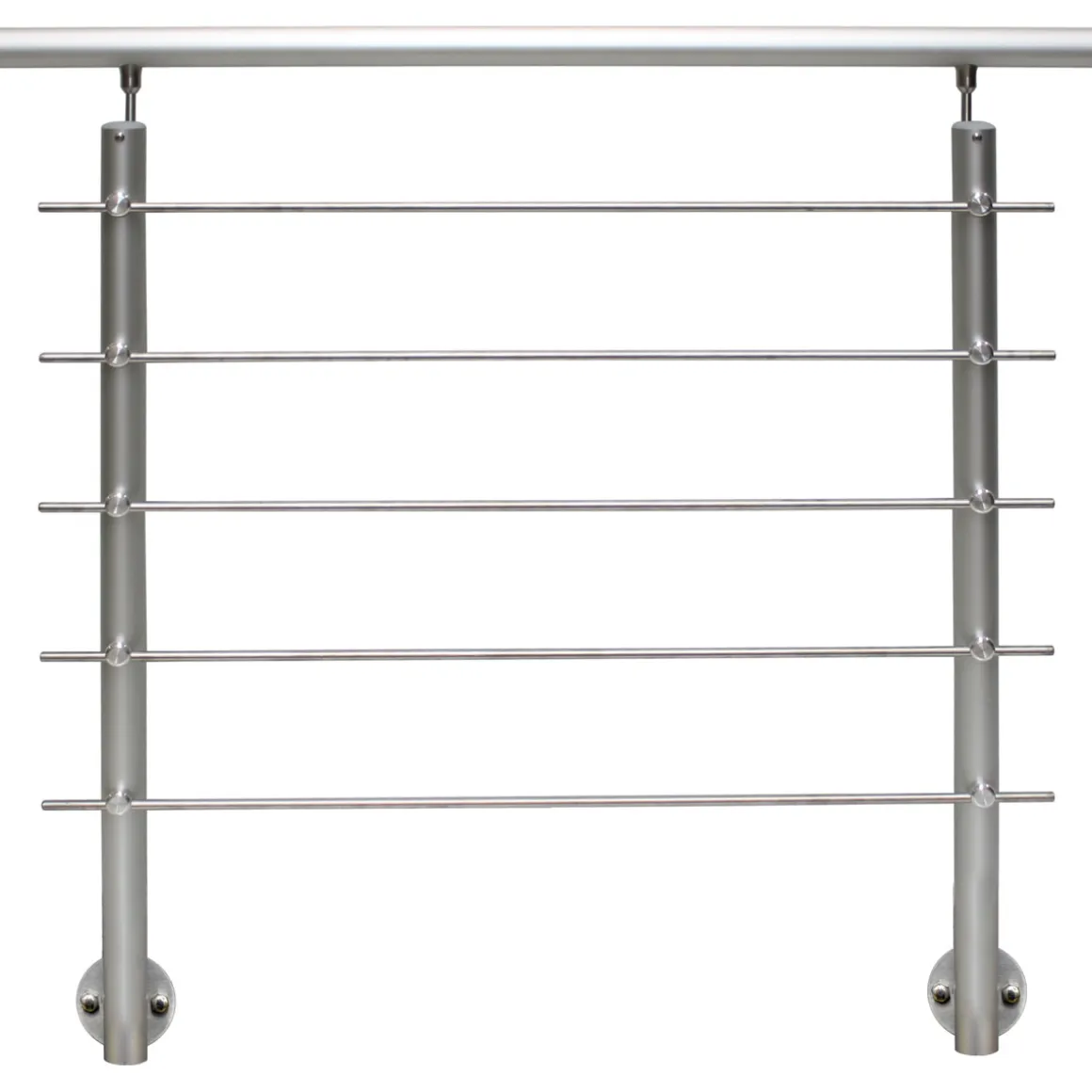 Aluminium Geländerset seitliche Montage AB5