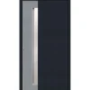Aluminium Sicherheits-Haustür Bologna Exklusiv 75 mm anthrazit-grau 100 x 210 cm Anschlag links inkl Griffleiste