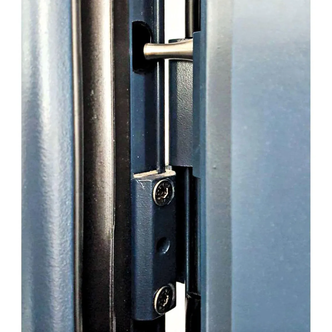 Aluminium-Sicherheitshaustür Rom Superior grau 110 x 210 cm rechts