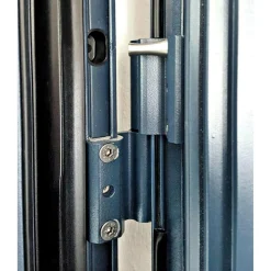 Aluminium-Sicherheitshaustür Rom Superior grau 110 x 210 cm rechts