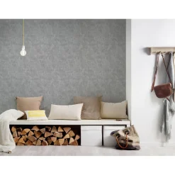 AS Creation Vliestapete „Elements Betonoptik“, dunkelgrau, 10,05 x 0,53 m