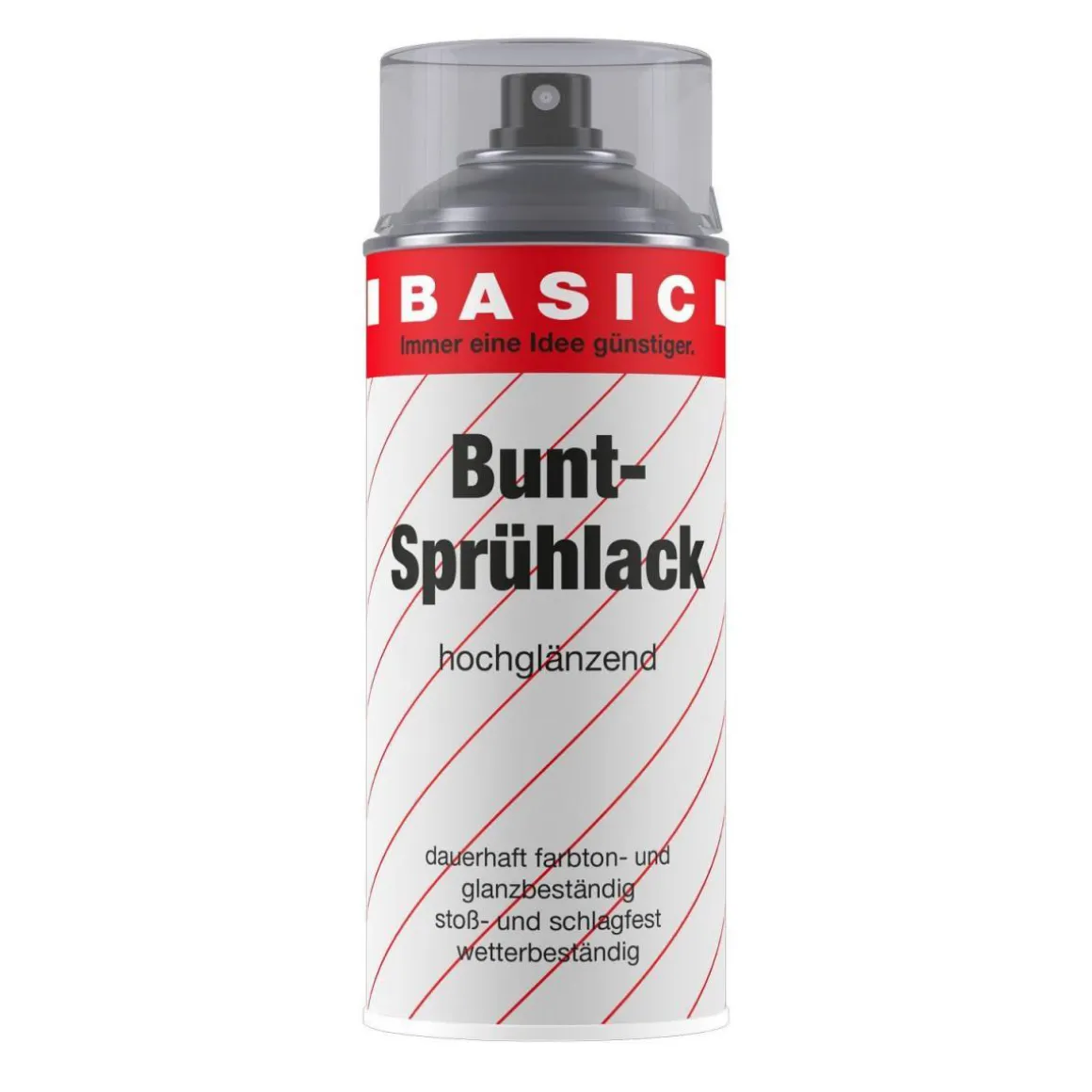 Basic Buntsprühlack transparent hochglänzend 400 ml