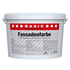 Basic Fassadenfarbe 10 L seidenmatt weiß