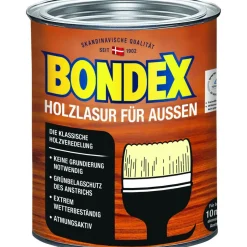 Bondex Holzlasur für Außen Kalkweiß 0,75 L