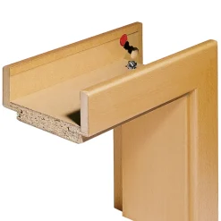 Borne Komplett-Zarge 198,5 x 73,5 x 20 cm CPL braun links