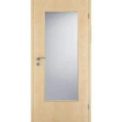 Borne Zimmertür CPL Ahorn mit Lichtausschnitt 86 x 198,5 cm DIN rechts