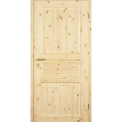 Borne Zimmertür Landhaus 03 Kiefer roh 98,5 x 198,5 cm DIN rechts