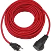 Brennenstuhl Baustellen-Verlängerungskabel 25 m rot